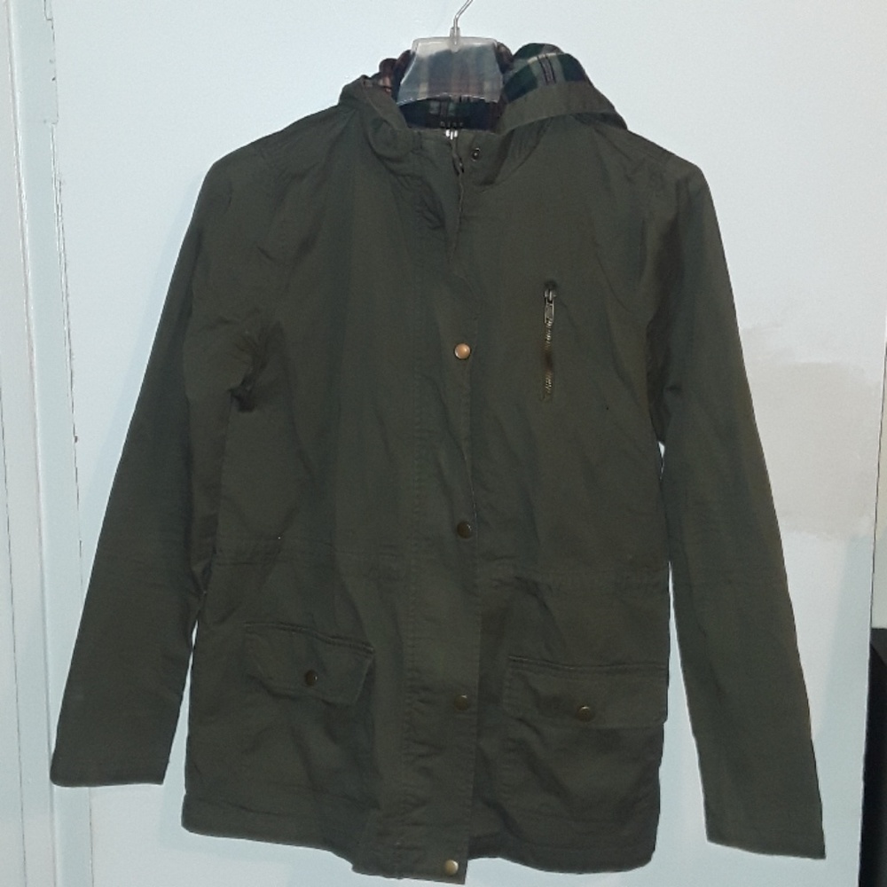 Olive Green Anorak Jacket